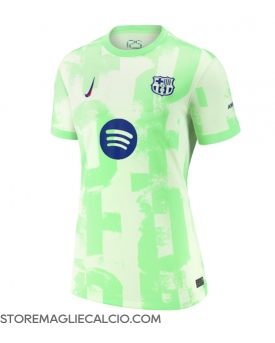 Barcelona Maglia Gara Terza Repliche 2024-25 Donna Maniche Corte